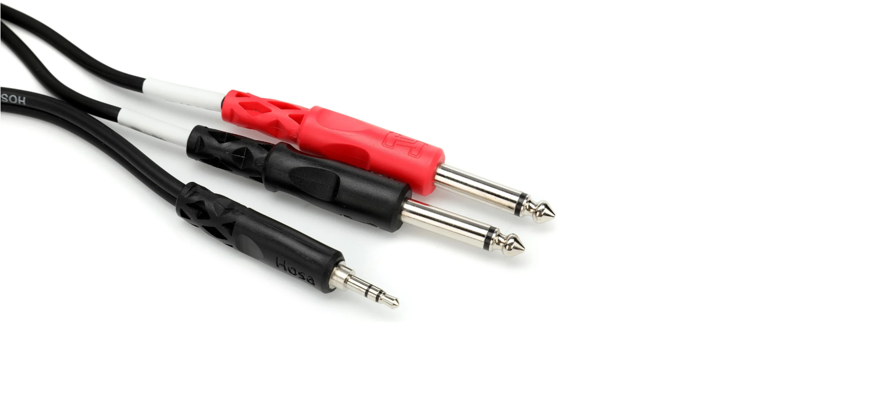 Hosa Stereo Breakout 3.5mm TRS to Dual 1/4" TS-3'