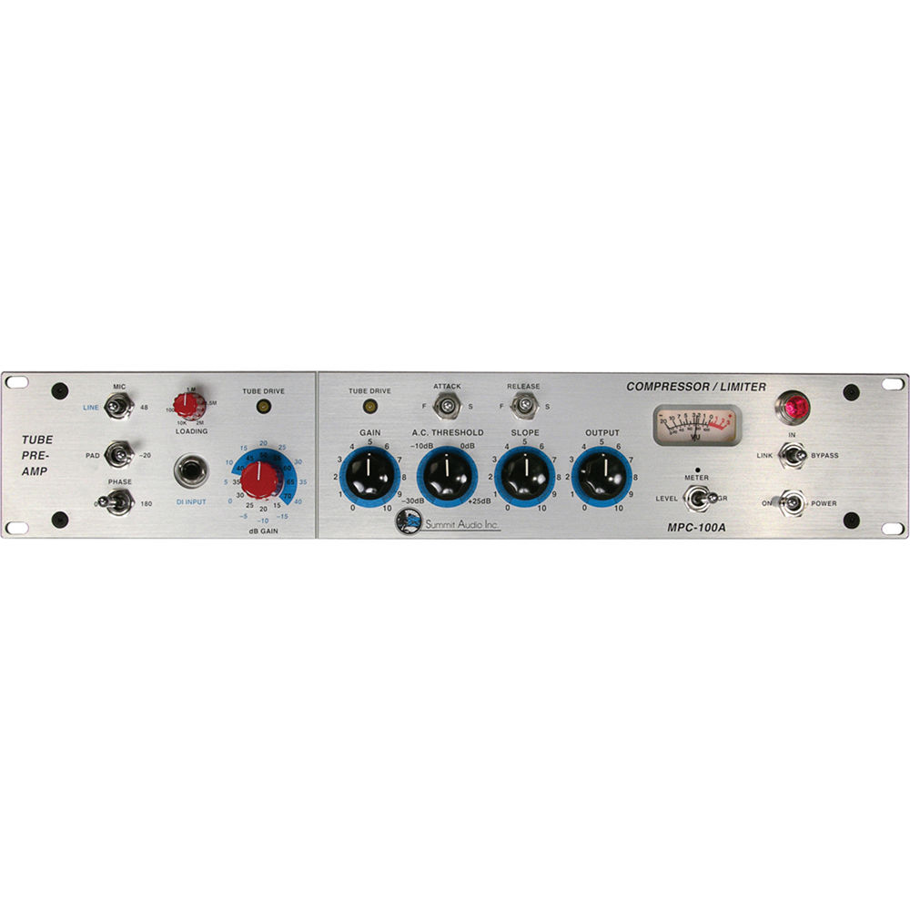 Summit Audio MPC-100A - Tube Microphone Preamp and Compressor