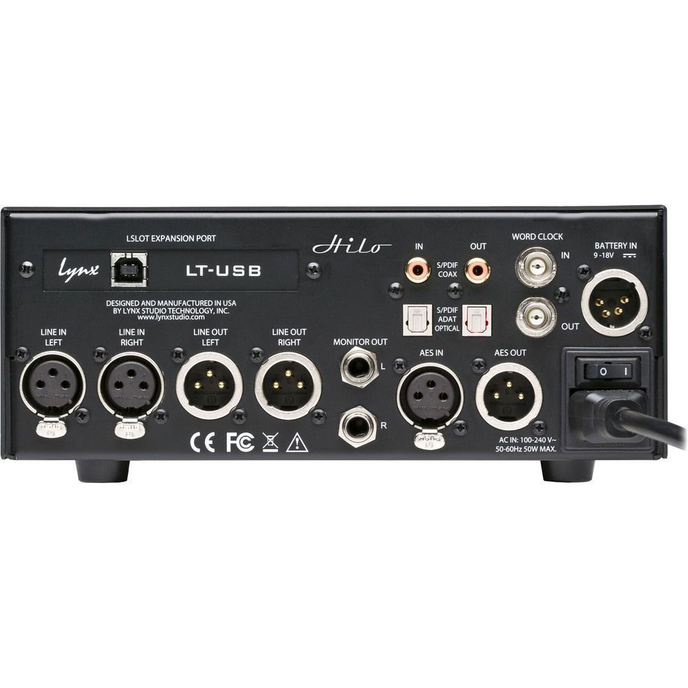 Lynx Studio Hilo Reference Converter USB - Black