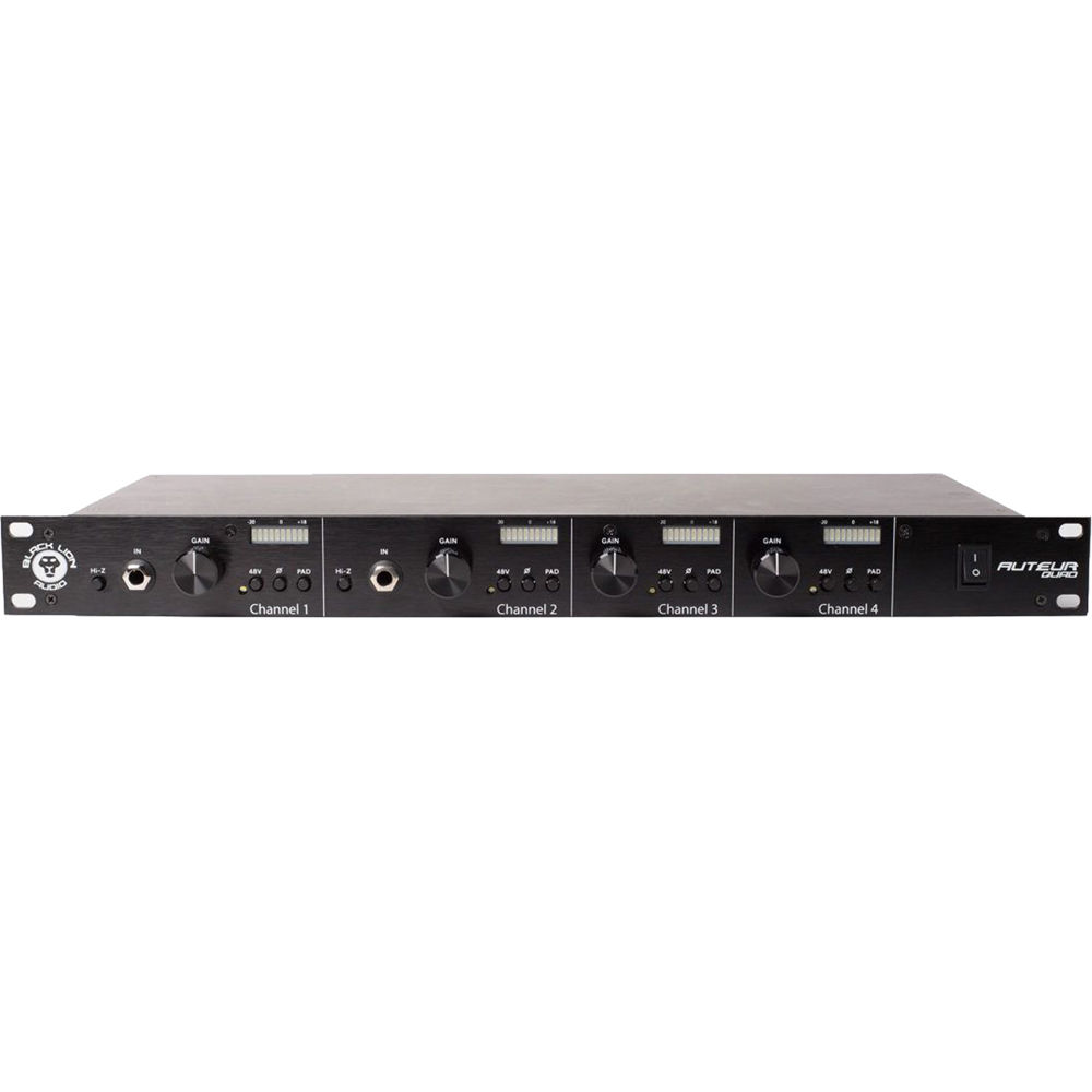 Black Lion Audio Auteur Quad 4-Channel Microphone Preamp and DI