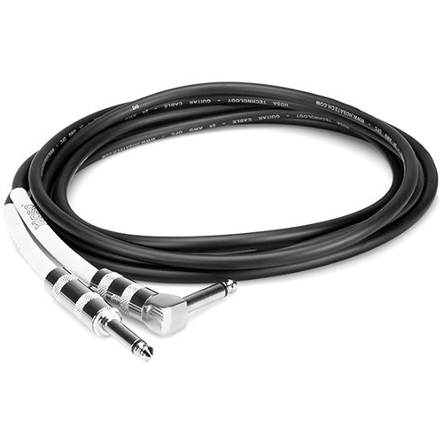 Hosa GTR-220R Straight to Right Angle Guitar Cable