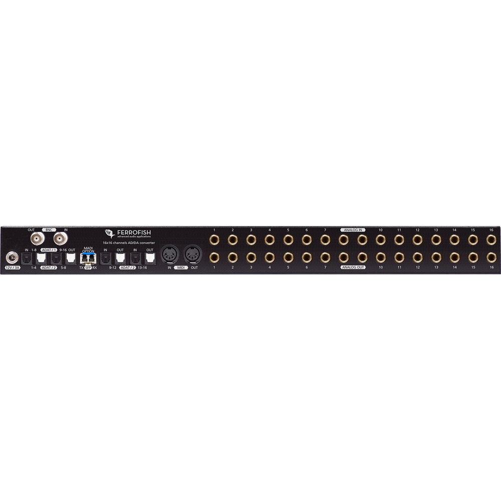 Ferrofish Pulse16 AE AD/DA Converter with ADAT