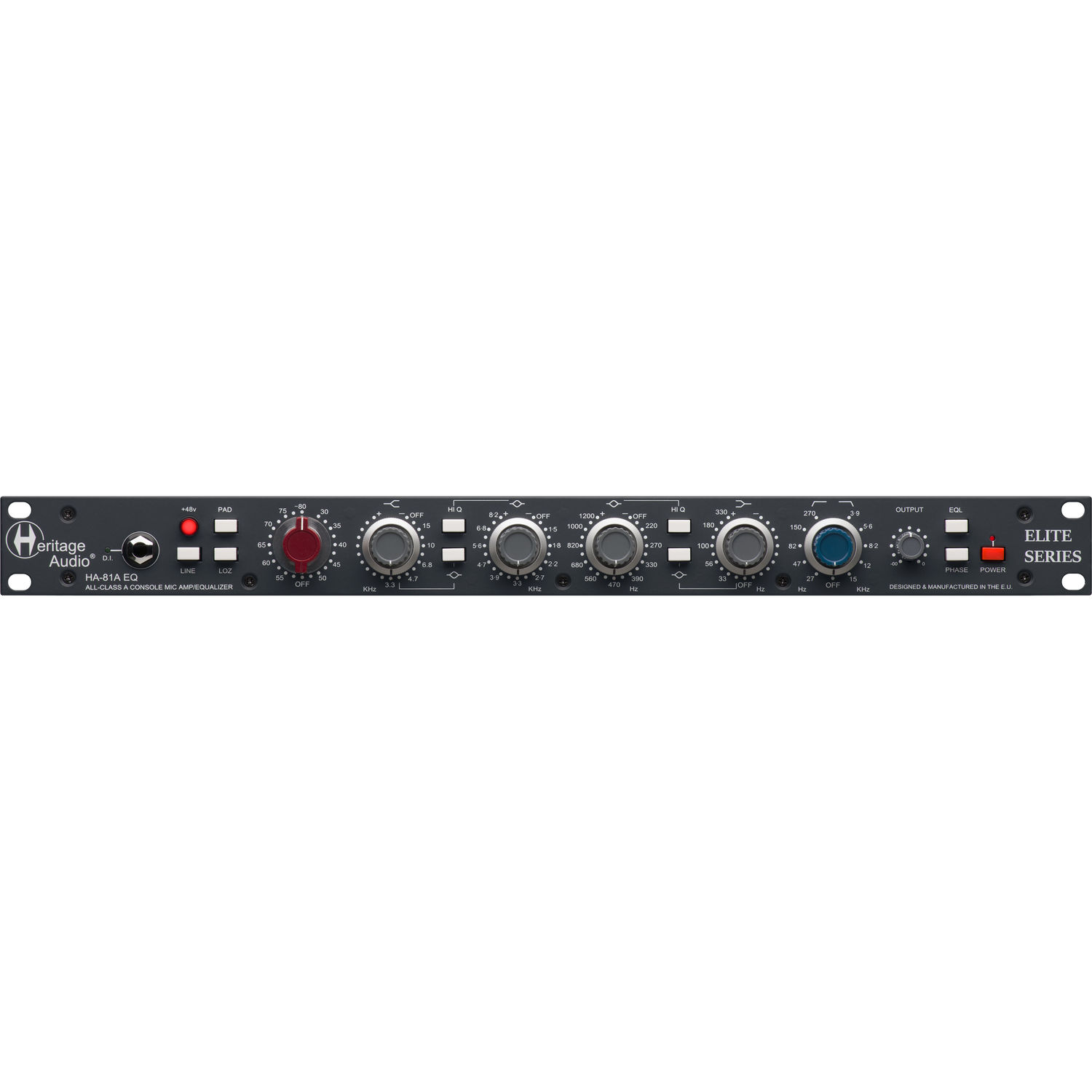 Heritage Audio HA-81A Channel Strip with 73-Style Mic Preamp & 81-Style EQ