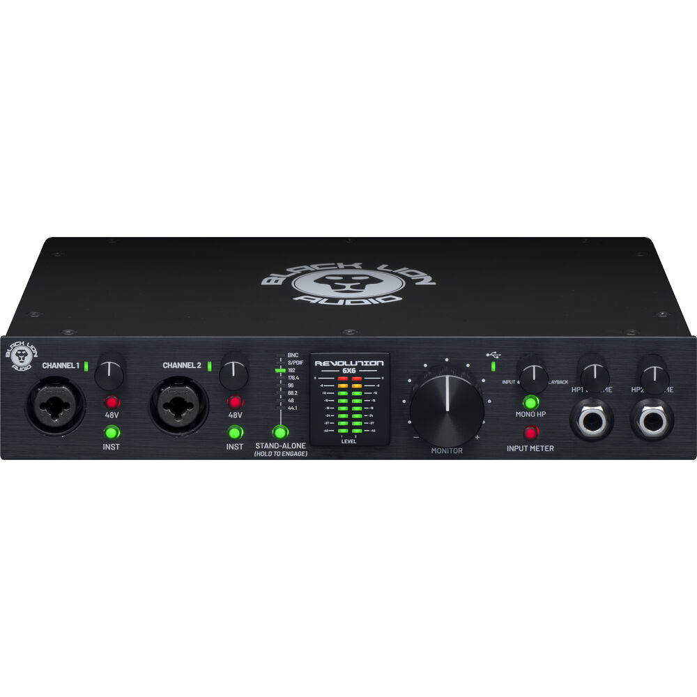 Black Lion Audio Revolution 6x6 Dual USB-C Audio Interface for Computer and Mobile Devices