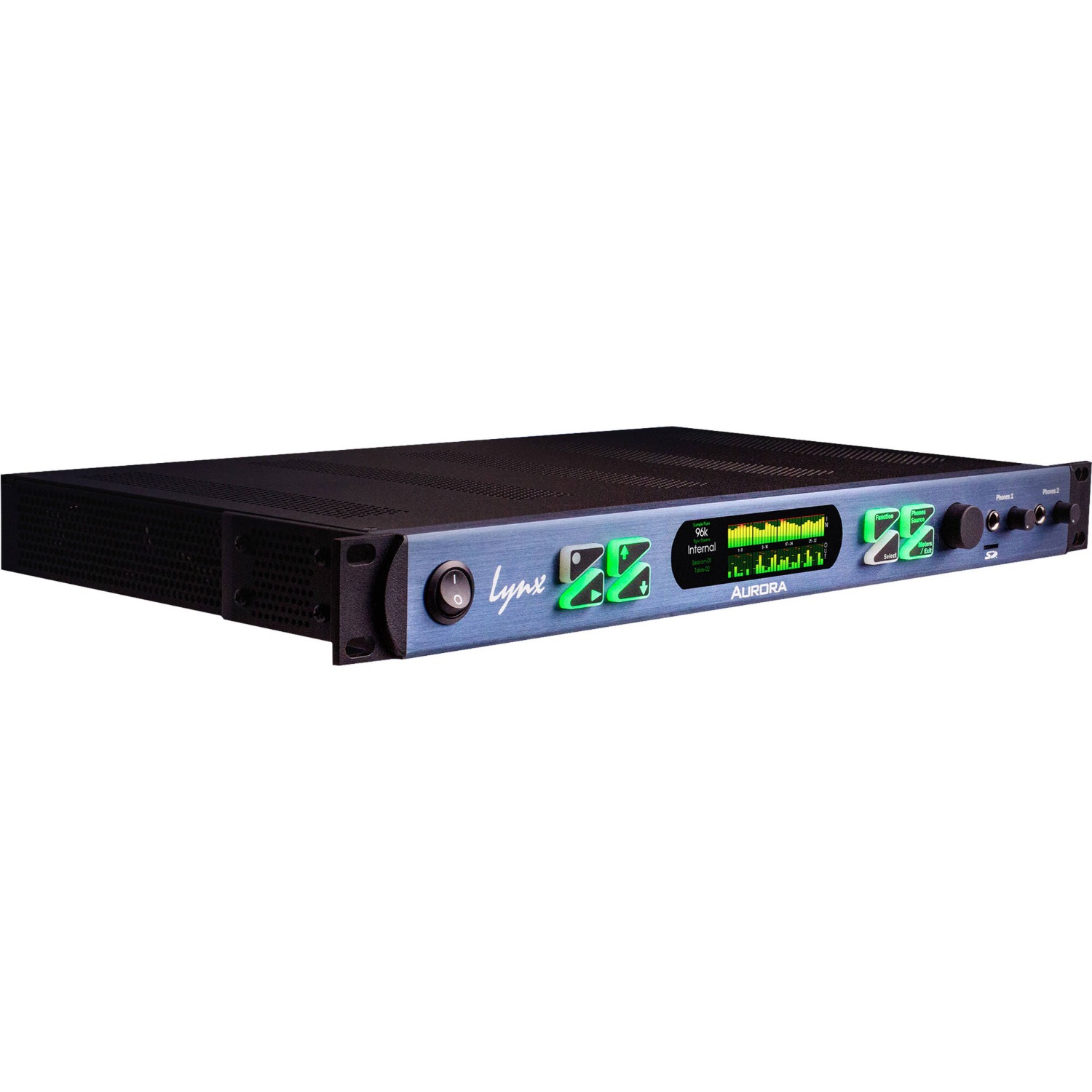 Lynx Aurora (n) 16-TB3 16-channel AD/DA Converter with LM-PRE4, AES I/O, and Thunderbolt 3 Interface