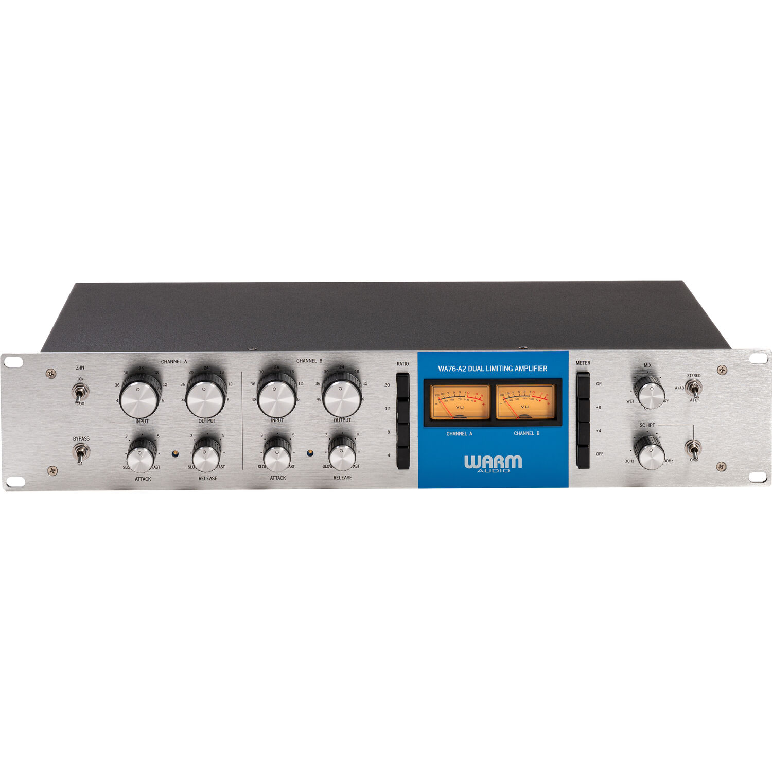 Warm Audio WA76-A2 Dual-channel Vintage-voiced Discrete FET Compressor