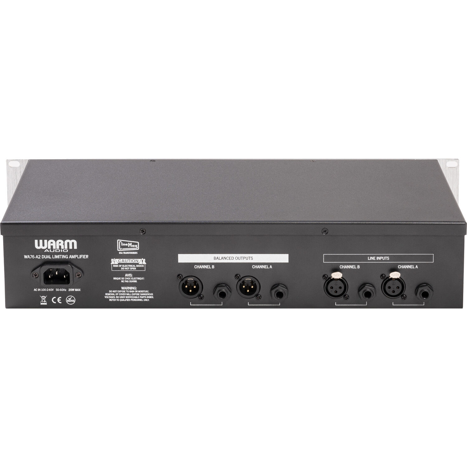 Warm Audio WA76-A2 Dual-channel Vintage-voiced Discrete FET Compressor
