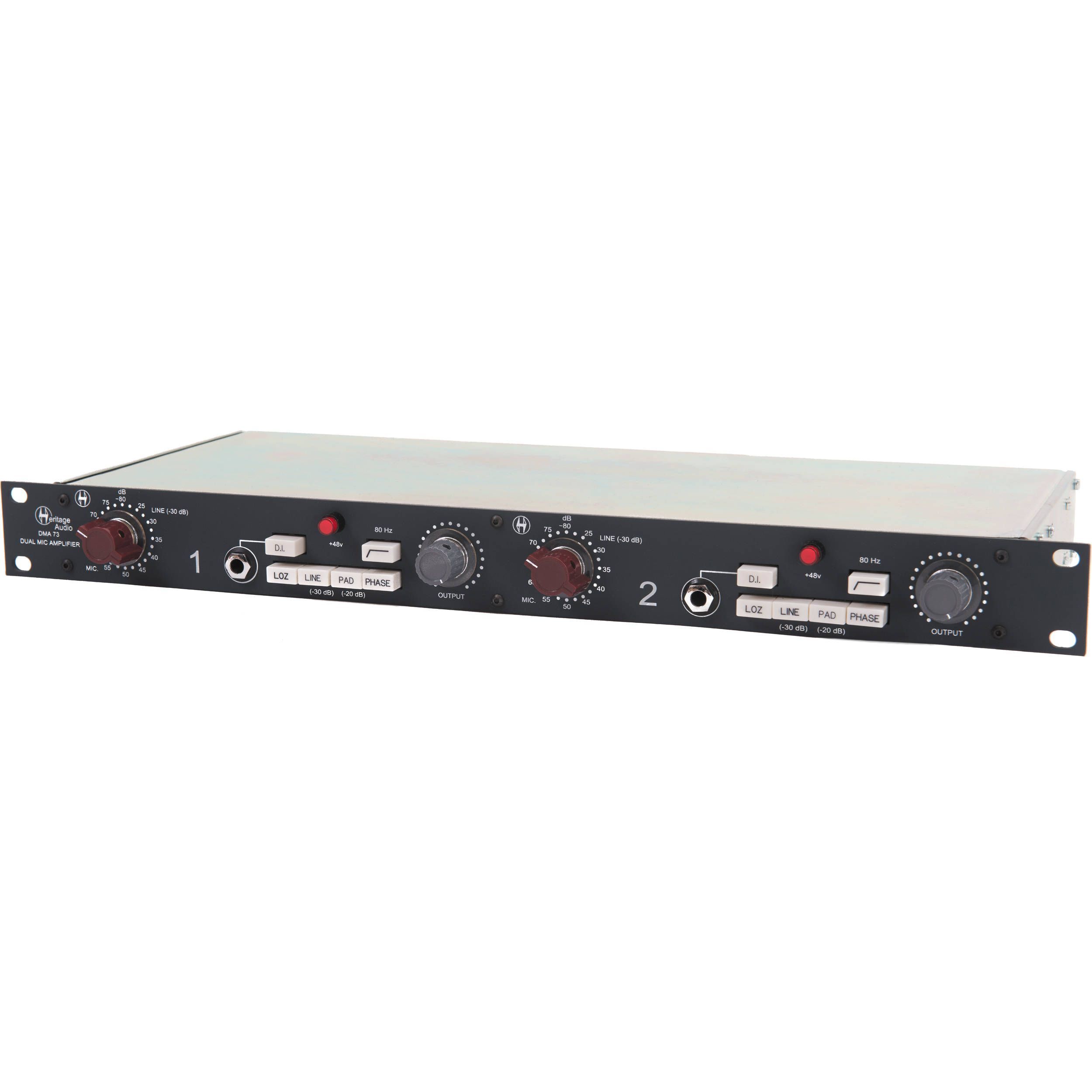 Heritage Audio DMA-73 Dual Microphone Preamplifier
