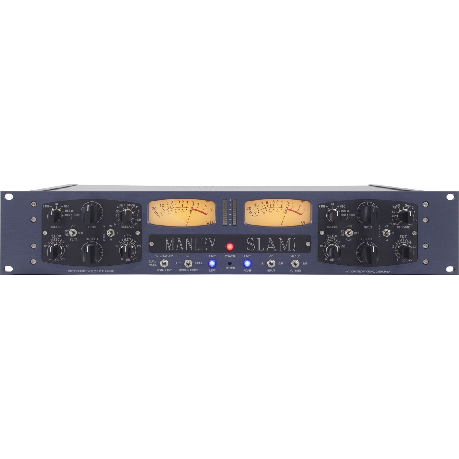 Manley SLAM! Dual Mic Preamp with Limiter
