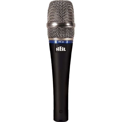 Heil Sound PR 22 SUT Handheld Cardioid Dynamic Microphone with On/Off Switch (Stainless Steel Grille)