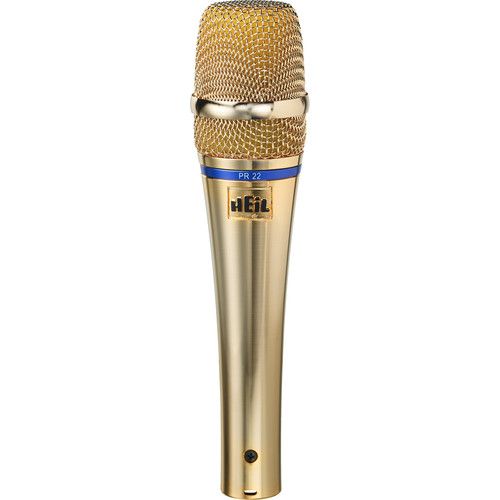 Heil Sound PR 22 Dynamic Cardioid Handheld Microphone (Gold)