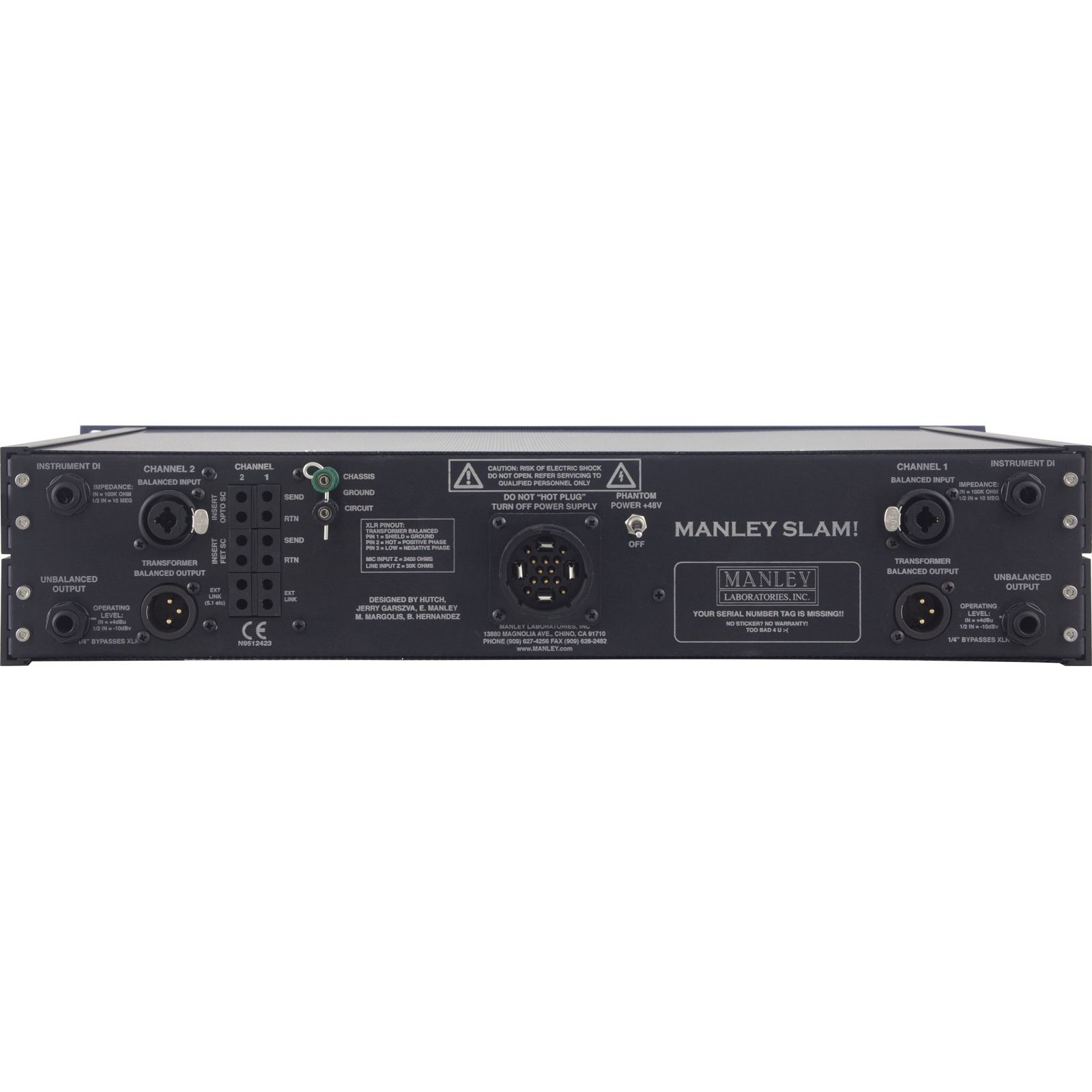 Manley SLAM! Dual Mic Preamp with Limiter