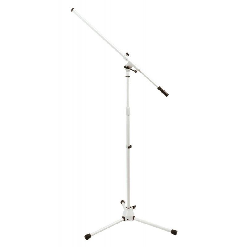 On-Stage MS7801W Euro Boom Microphone Stand (White)