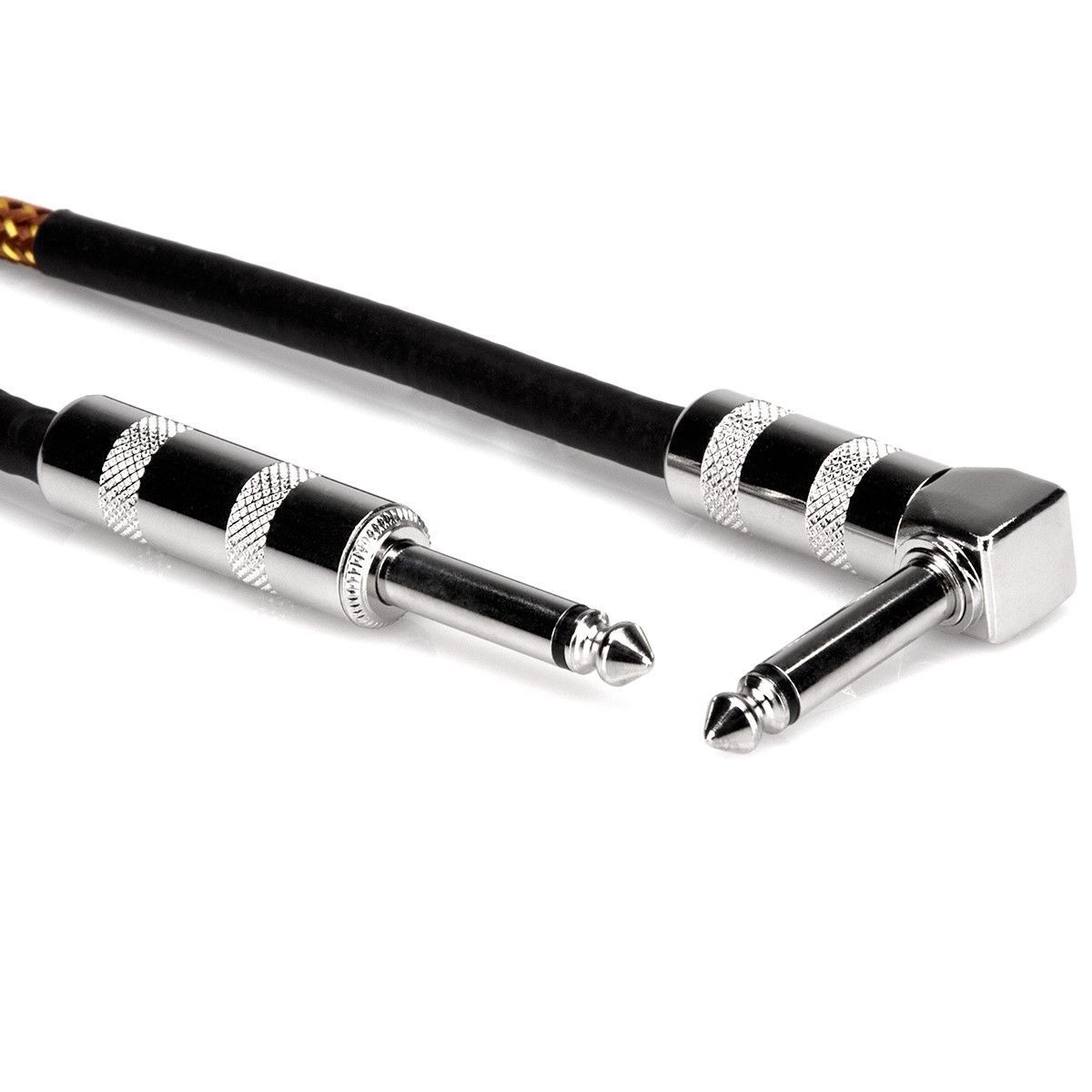 Hosa Tweed Guitar Cable Straight to Right-angle