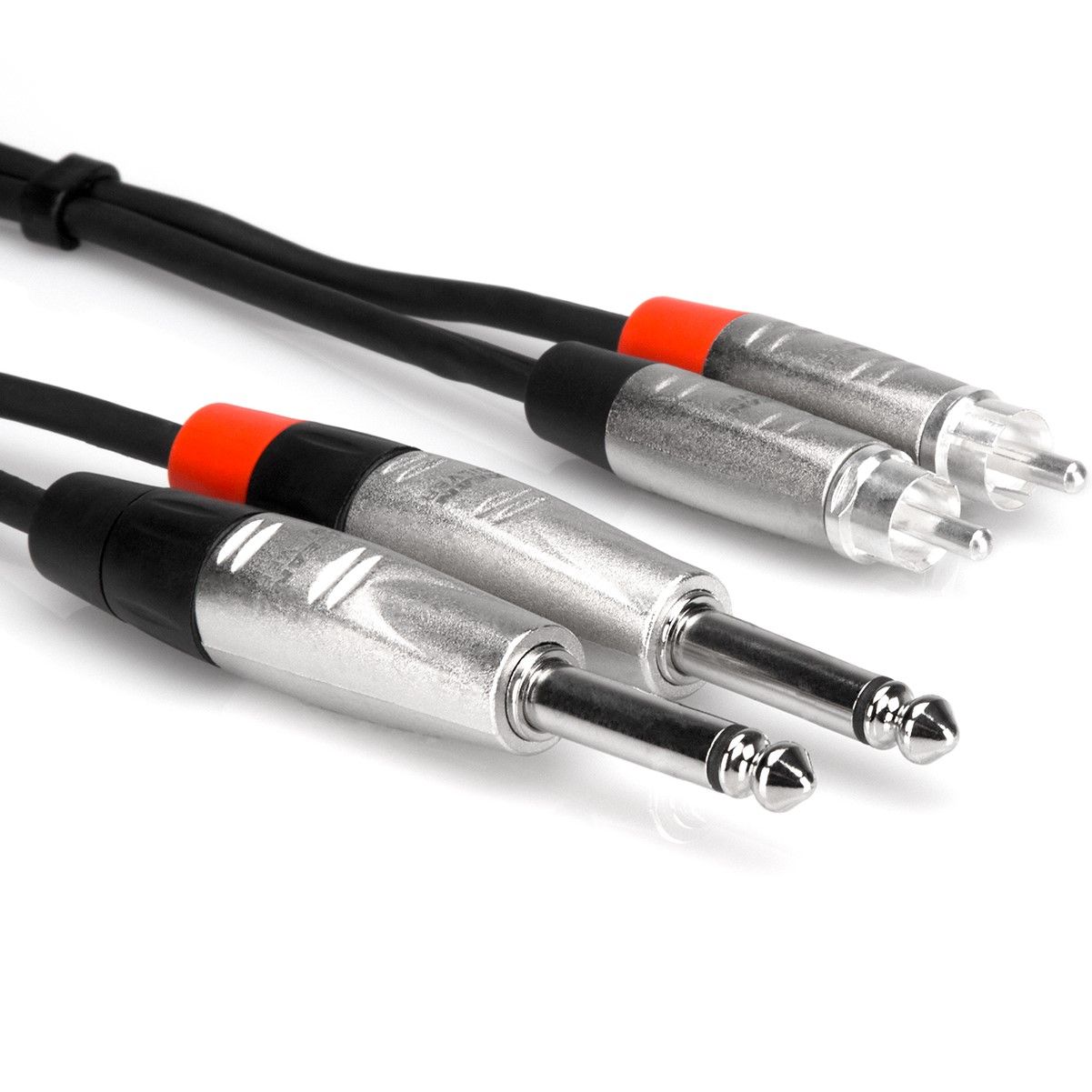 Hosa Pro Stereo Interconnect Dual REAN 1/4&quot; TS to RCA