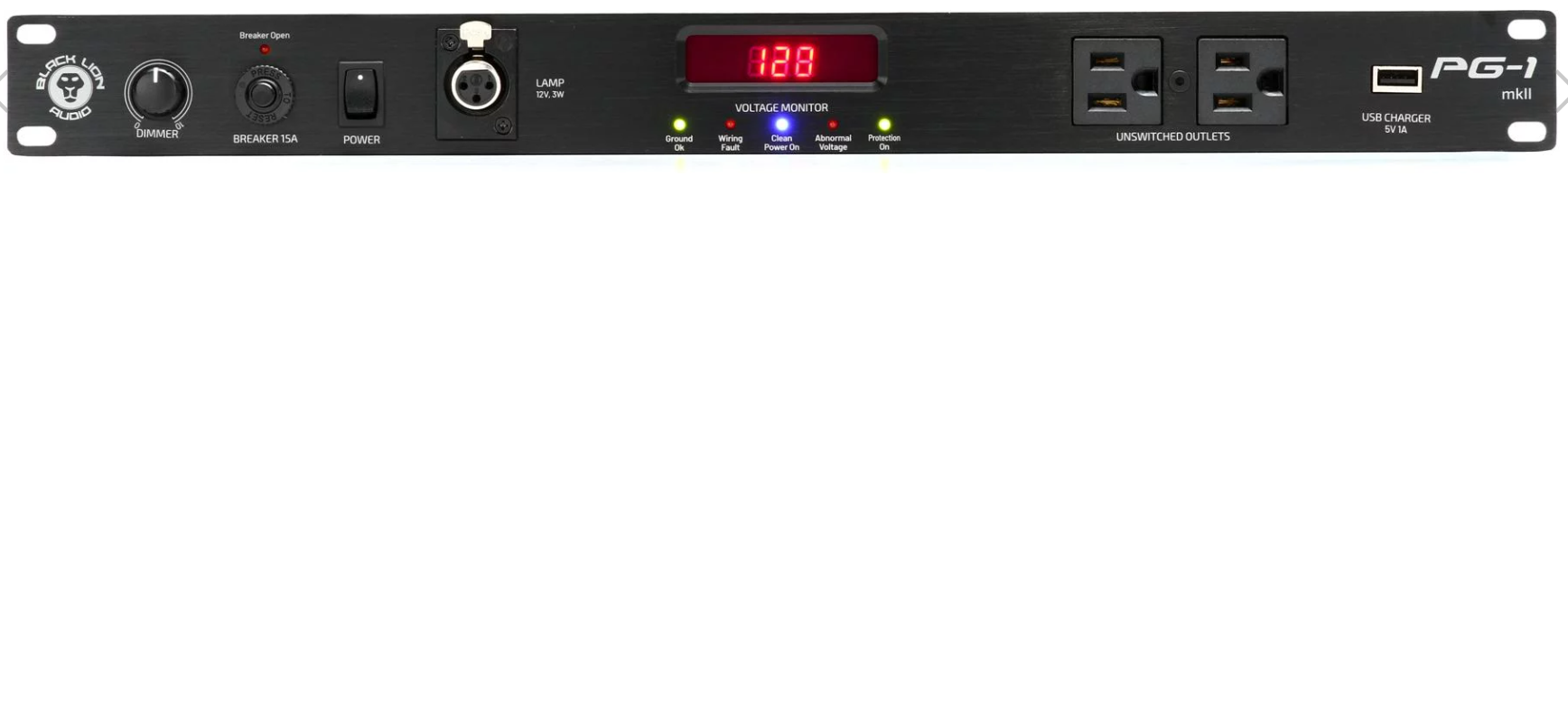 Black Lion Audio PG-1 MKII Rackmount Power Conditioner, 120v