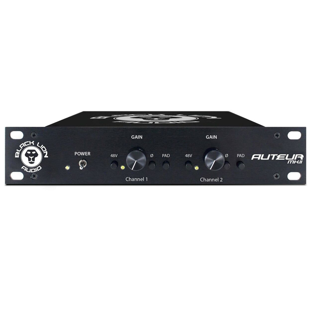 Black Lion Audio Auteur MkII 2-Channel Mic Preamp
