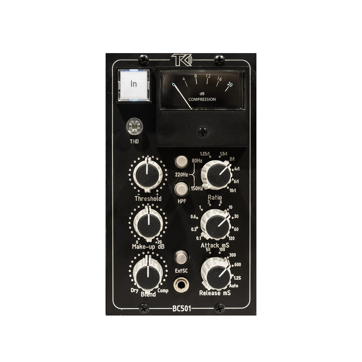 TK Audio BC501 500-series Stereo Bus Compressor