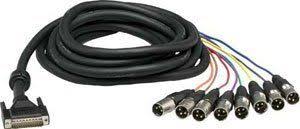 Lynx studio CBL-AOUT85 – Eight-channel XLR analog output cable for Aurora converters