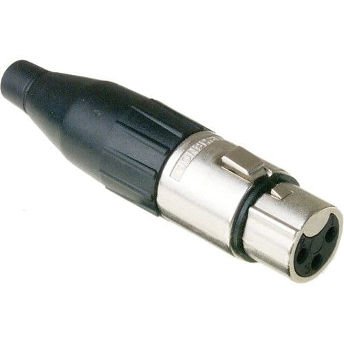 Amphenol AC3F Female XLR Connector Nickel