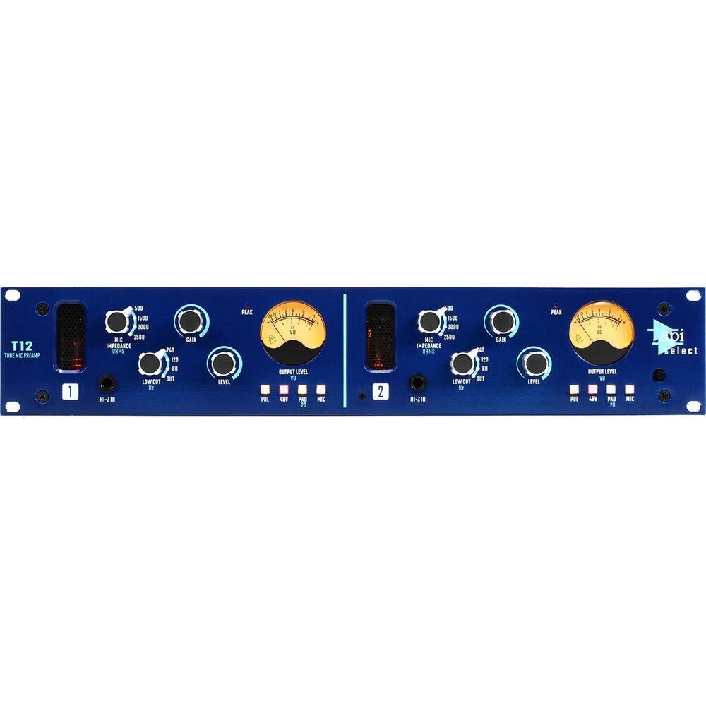 API Select T12 2-channel Tube Microphone Preamp