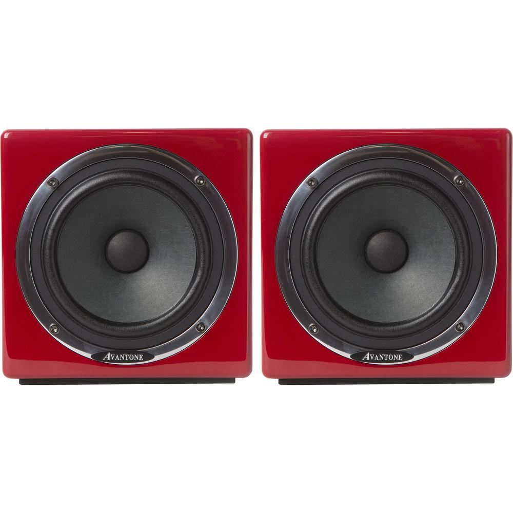 Avantone Pro Active MixCube Powered Mini Reference Monitors (Pair, Red)