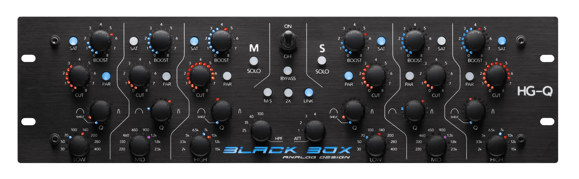 Black Box Analog Design HG-Q Tube EQ/Saturator with Digital Plug-in Control