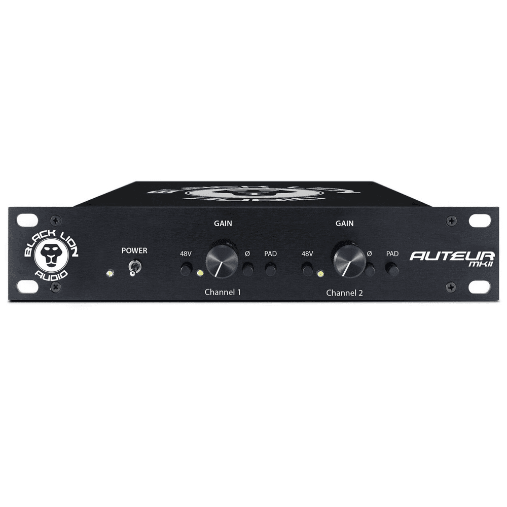 Black Lion Audio Auteur MK2 2-channel Microphone Preamp