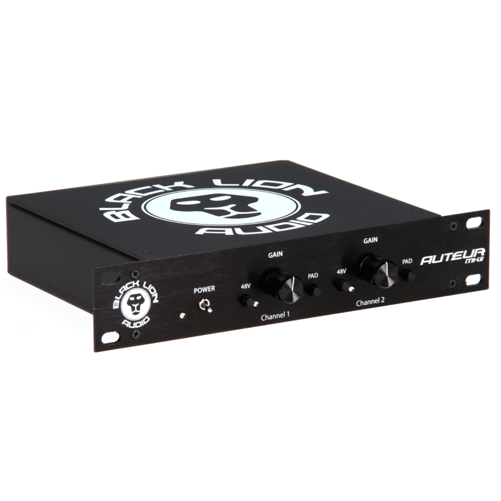 Black Lion Audio Auteur MK2 2-channel Microphone Preamp