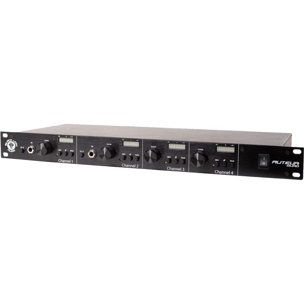 Black Lion Audio AuteurQuad 4-channel Microphone Preamp