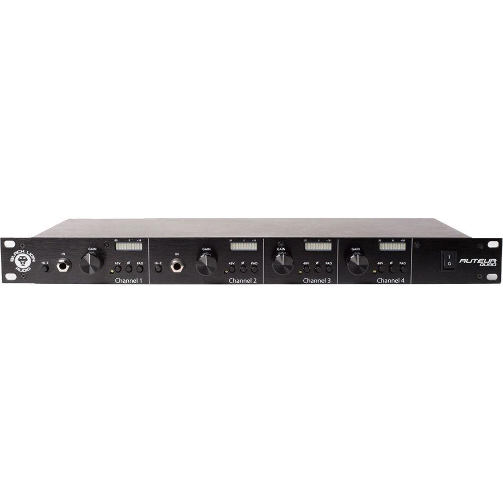 Black Lion Audio AuteurQuad 4-channel Microphone Preamp
