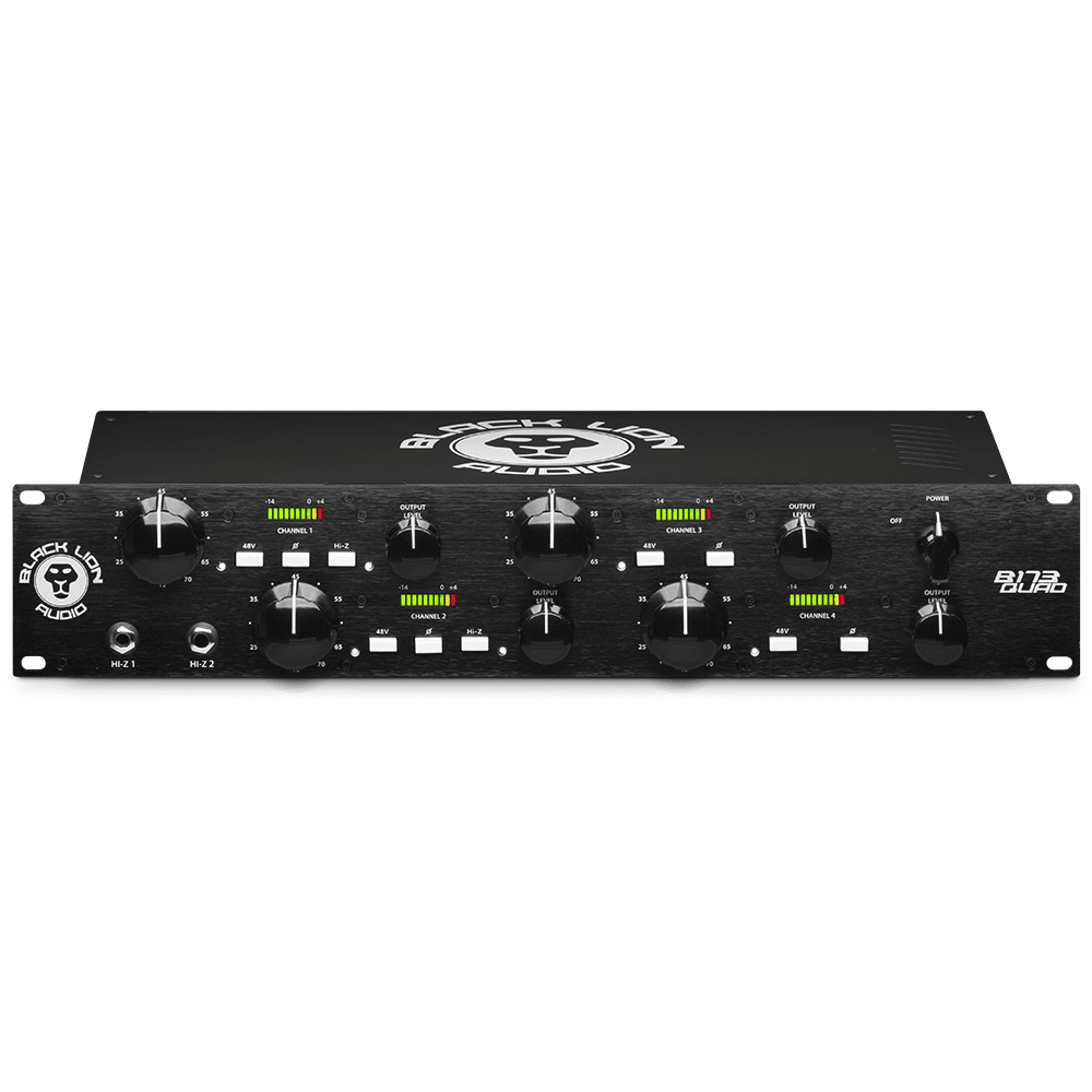 Black Lion Audio B173 Quad 4-Channel Preamp with Mic and DI Inputs