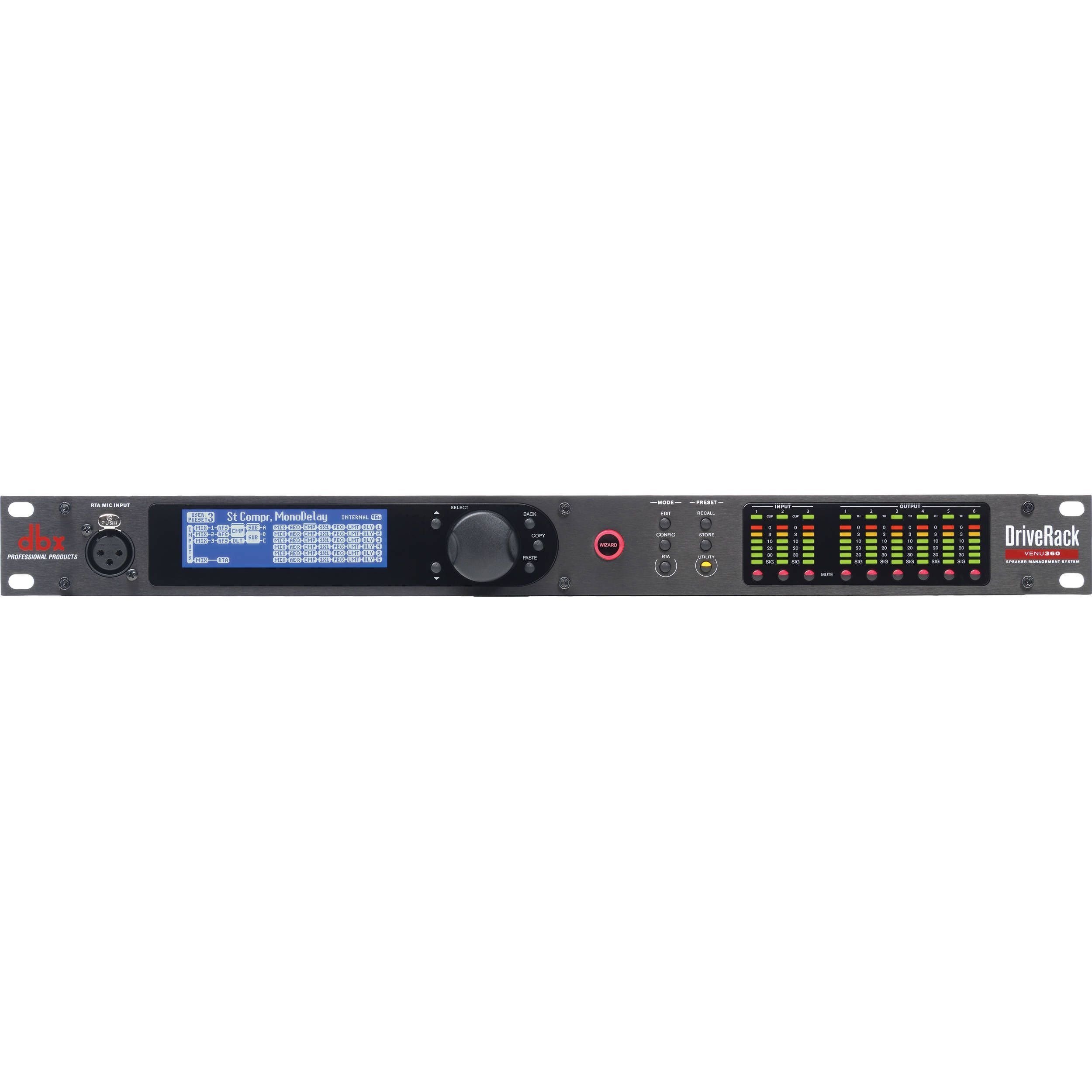 dbx DriveRack VENU360 Loudspeaker Management System