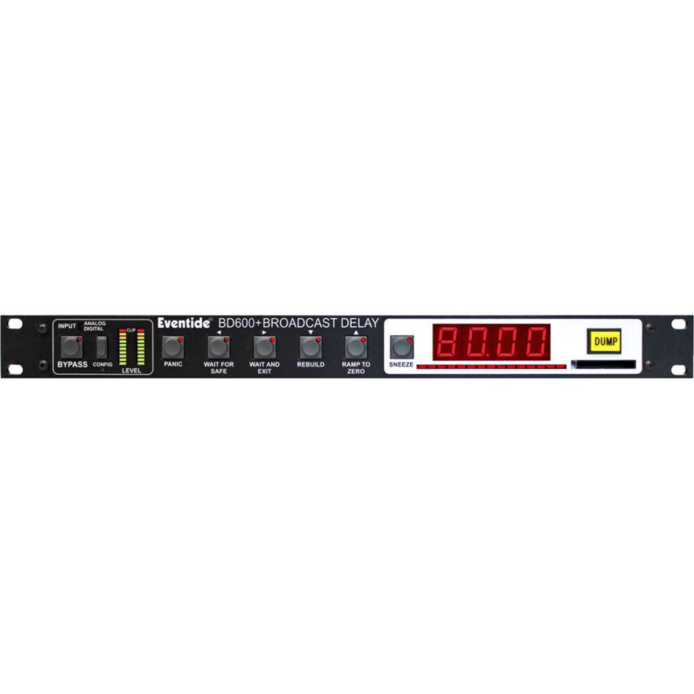 Eventide BD600E+ Broadcast Profanity Delay with Expanded Remote Capability