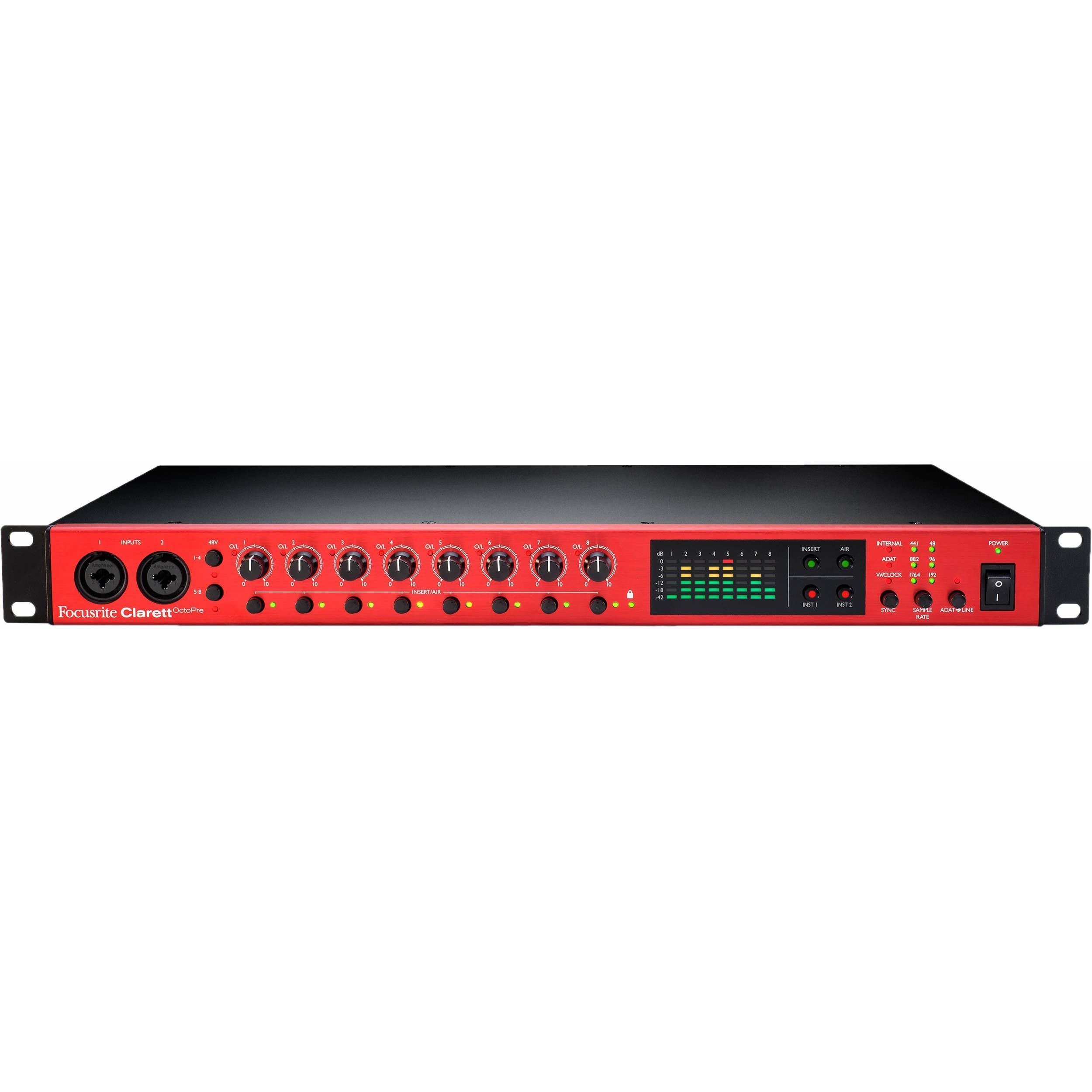Focusrite Clarett+ OctoPre 8-channel ADAT Preamp