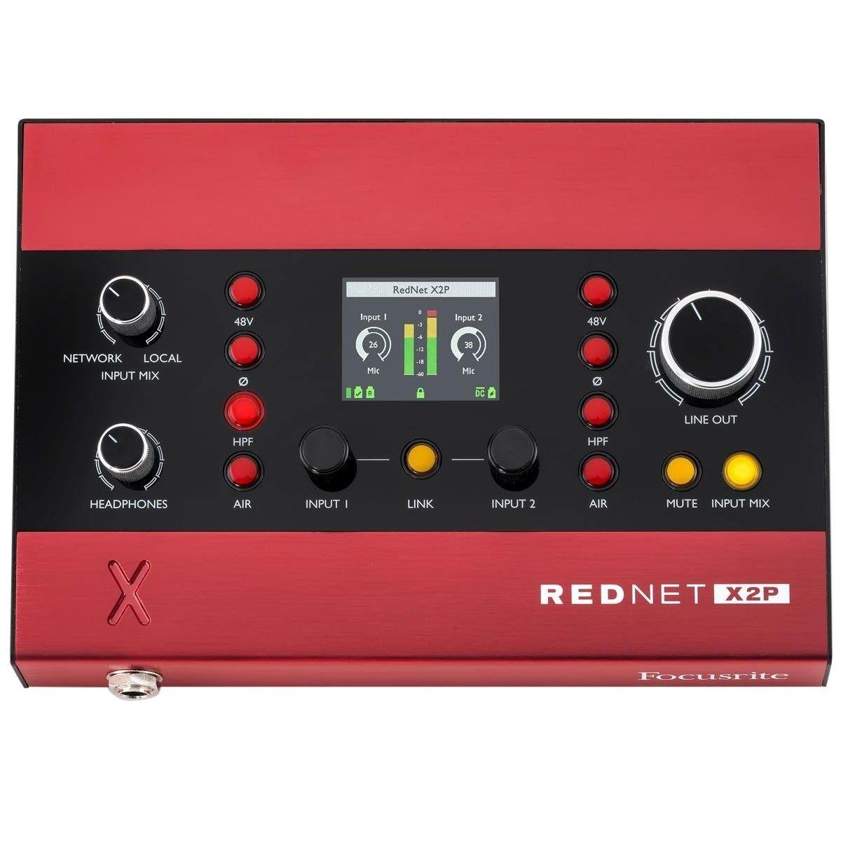 Focusrite RedNet X2P Ethernet Audio Interface