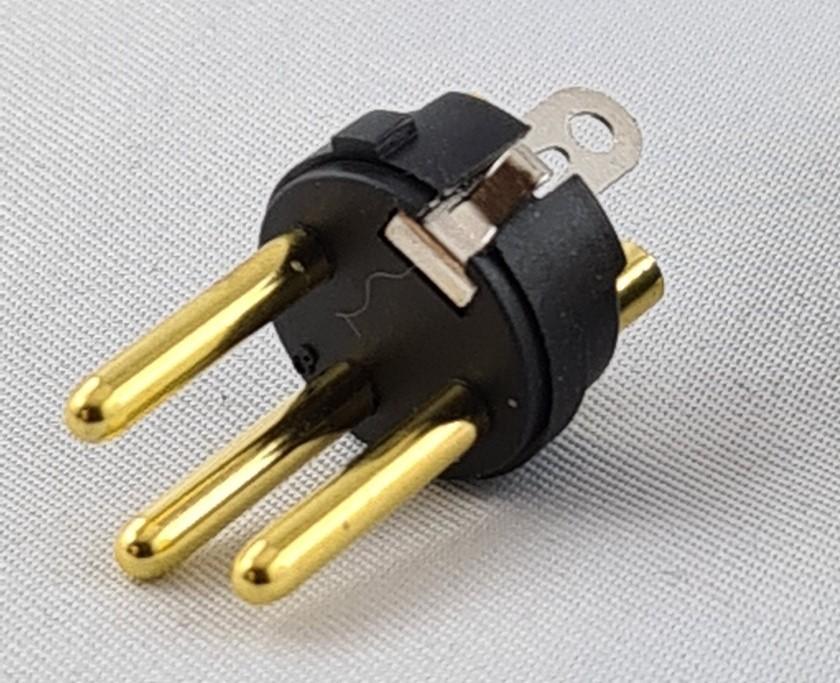 Gotham Gold plated XLR Male 3 pin Connectors
