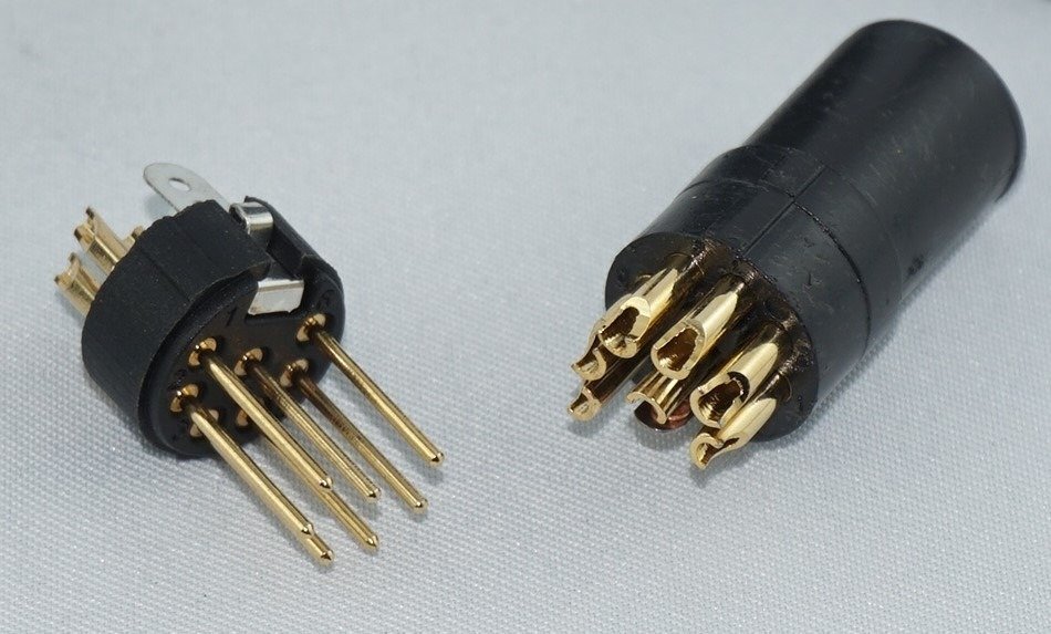 Gotham Gold plated XLR Male  7- pin Connectors
