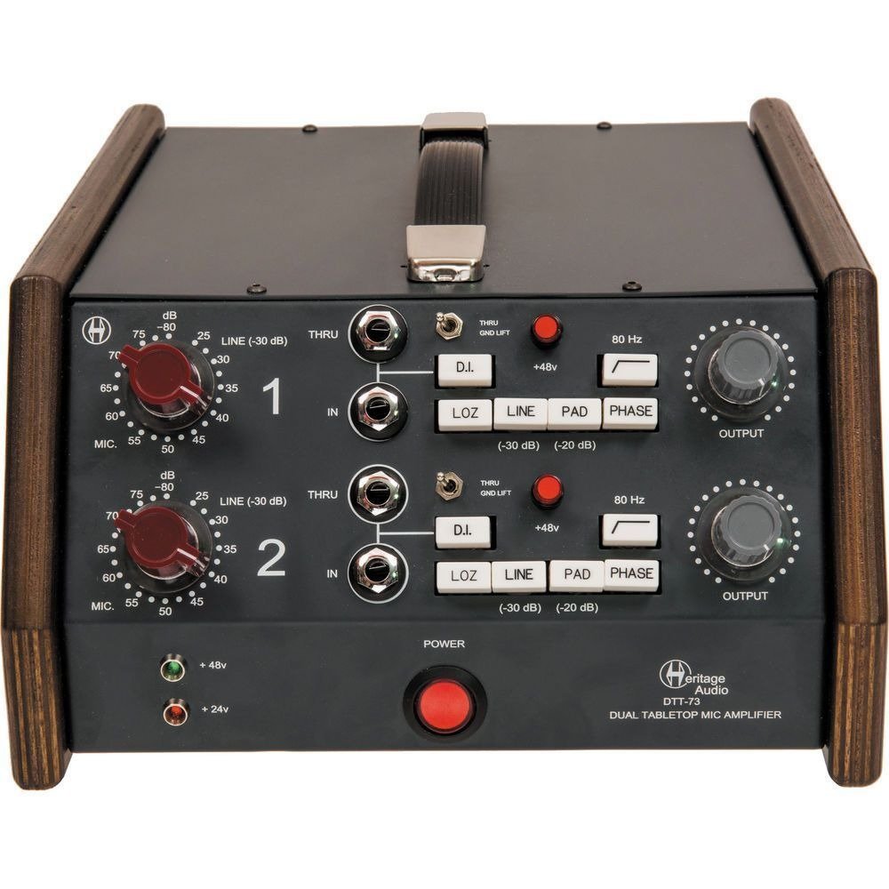 Heritage Audio DTT-73 Dual Tabletop Microphone Preamp