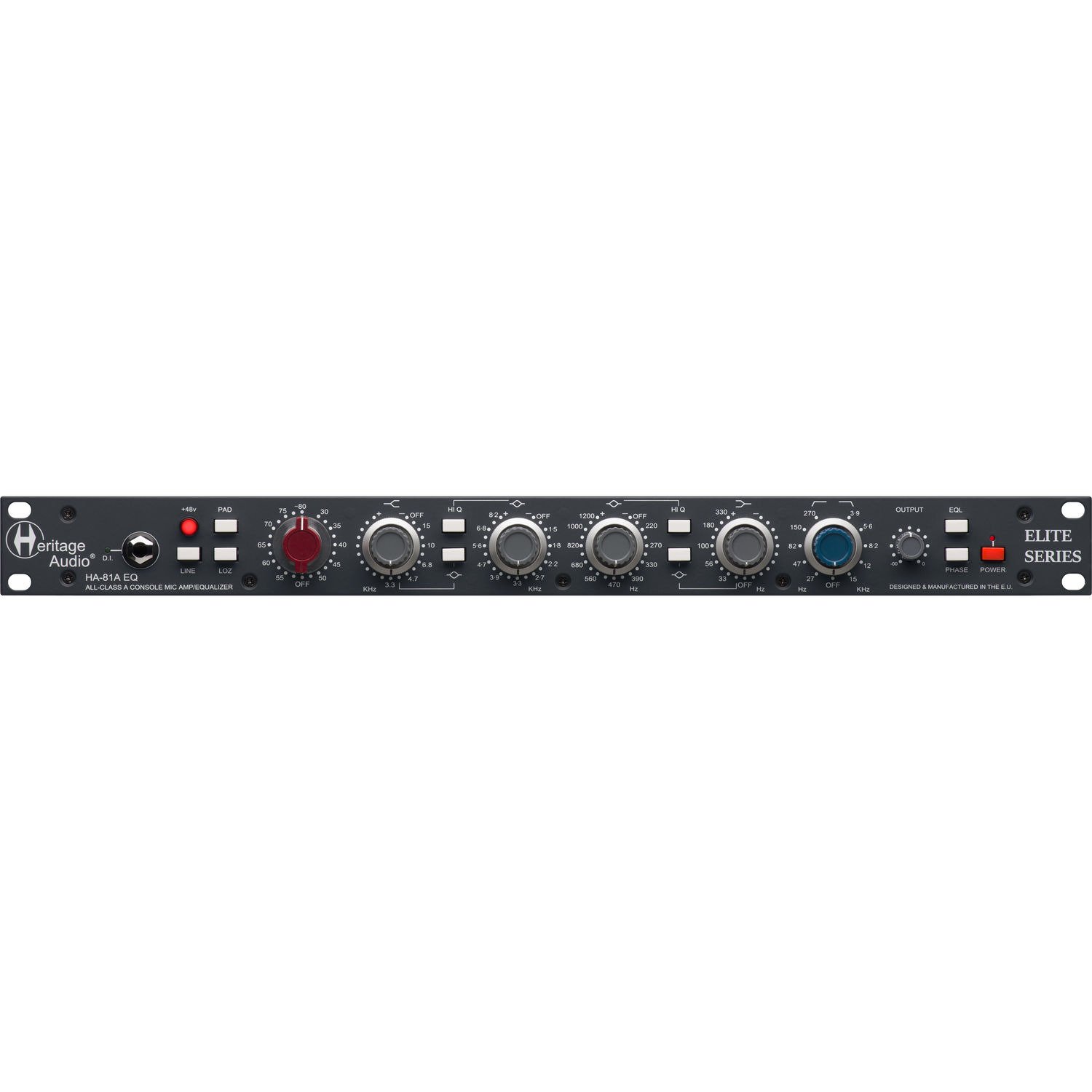 Heritage Audio HA-81A Channel Strip with 73-Style Mic Preamp & 81-Style EQ