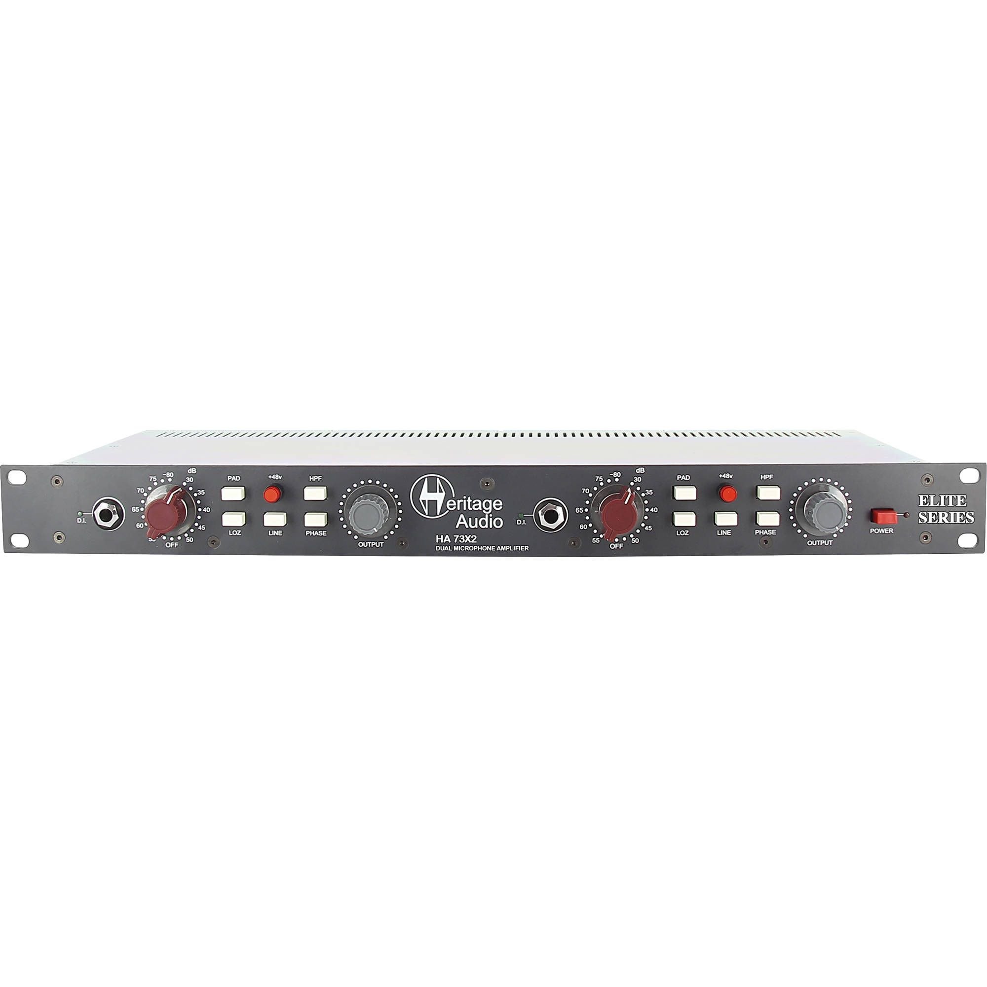 Heritage Audio HA73X2 ELITE - Dual Channel Mic Preamp
