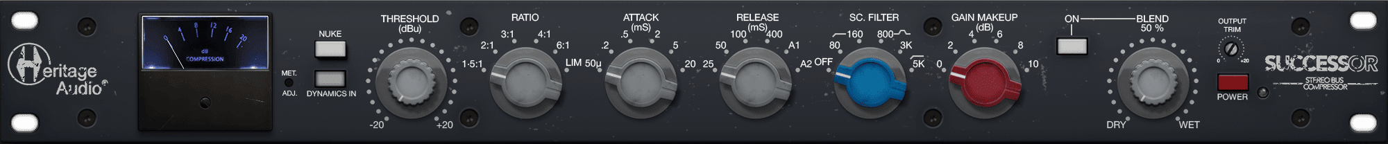 Heritage Audio SUCCESSOR STEREO BUS COMPRESSOR
