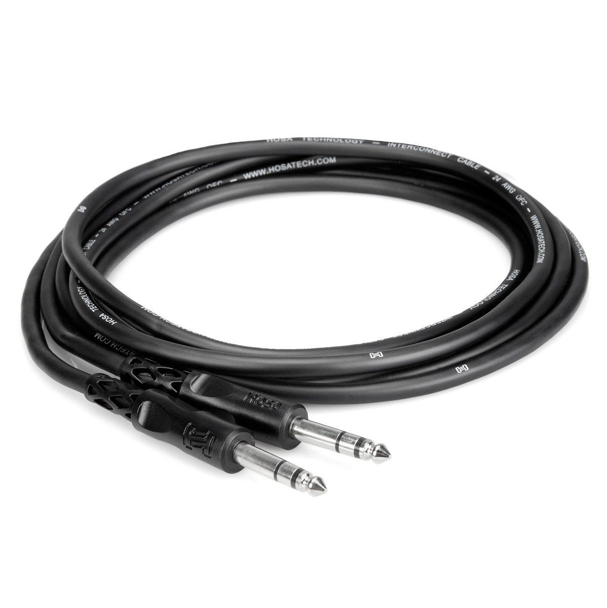 Hosa Balanced Interconnect 1/4" TRS to Same