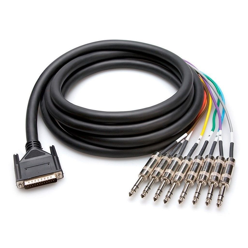 Hosa Balanced Snake DB25 to 1/4" TRS