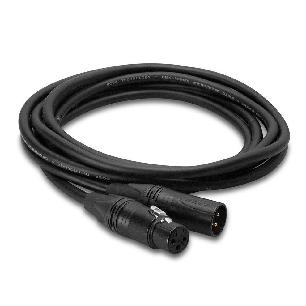 Hosa Edge Microphone Cable Neutrik XLR3F to XLR3M