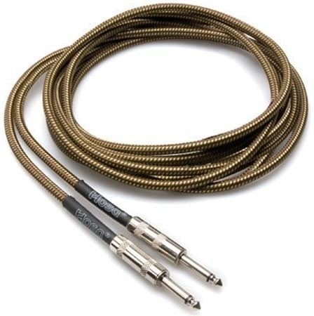 Hosa GTR-518 Straight Tweed Guitar Cable