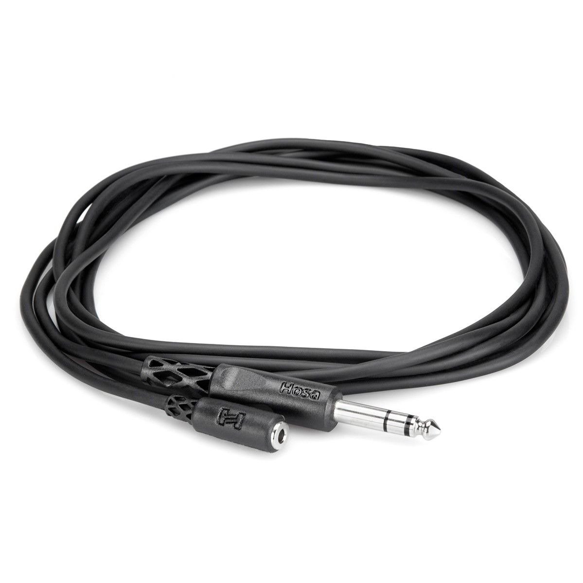 Hosa Headphone Adaptor Cable 3.5mm TRS to 1/4" TRS