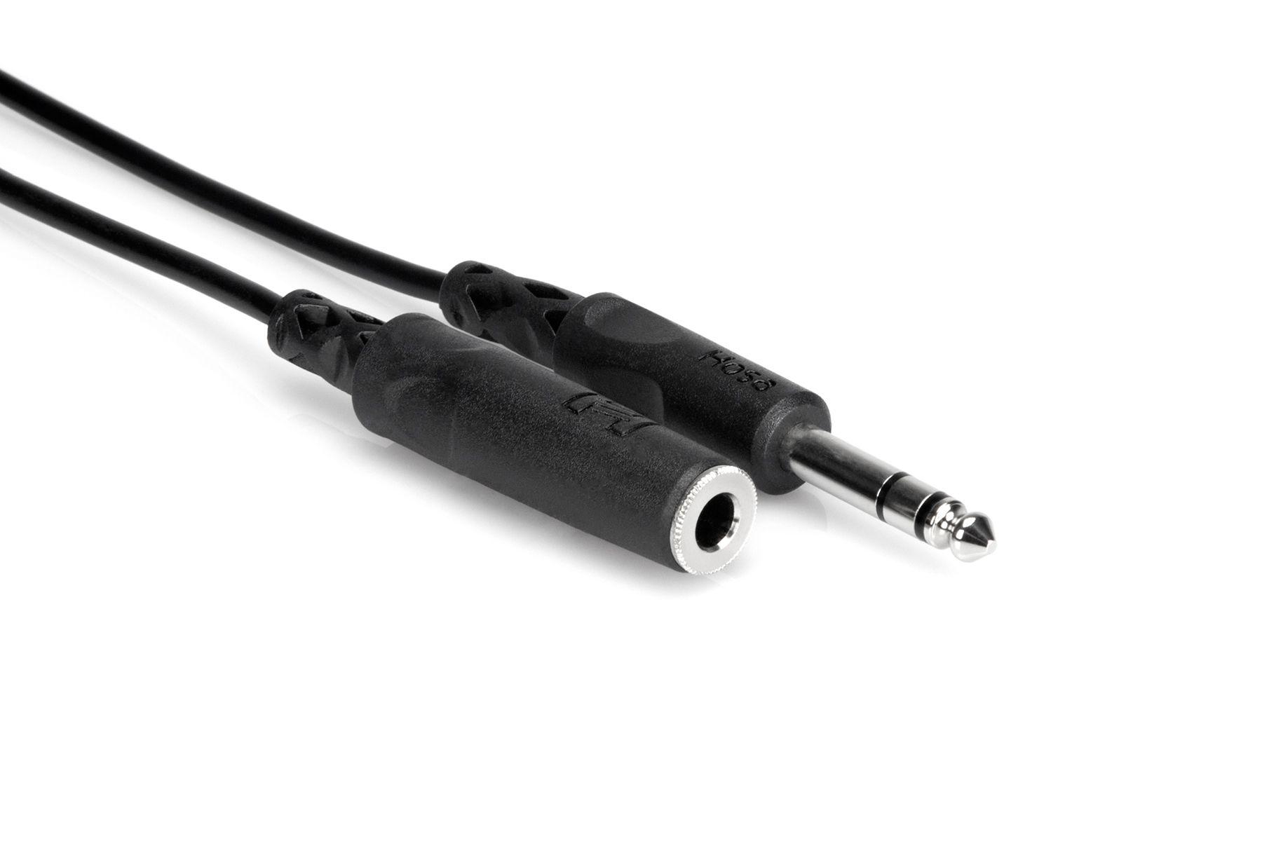 Hosa Headphone Extension Cable 1/4" TRS to 1/4" TRS