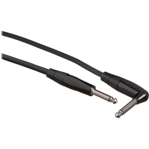 Hosa HGTR-020R Pro Straight to Right Angle Guitar Cable - 20 foot