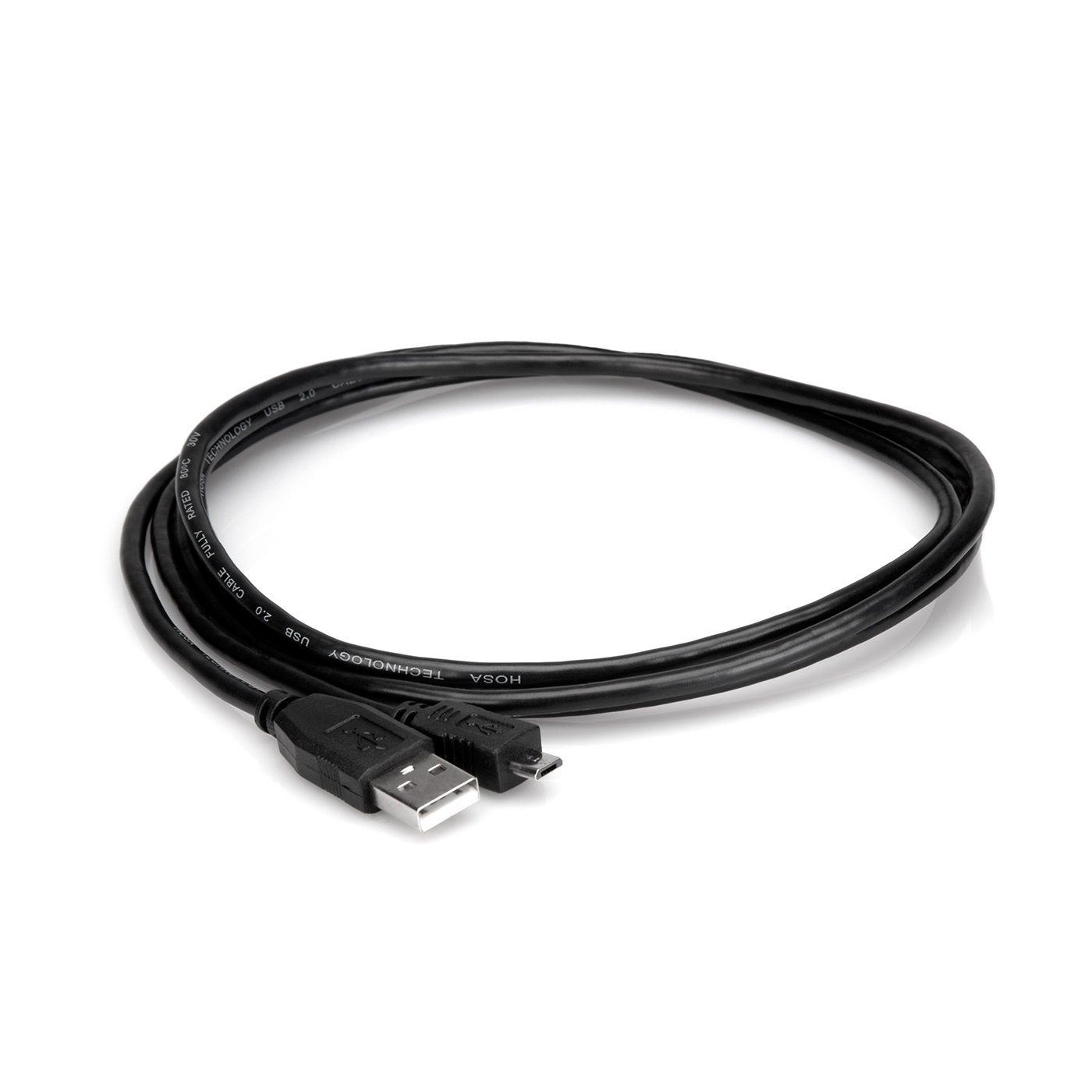 Hosa High Speed USB Cable Type A to Micro-B